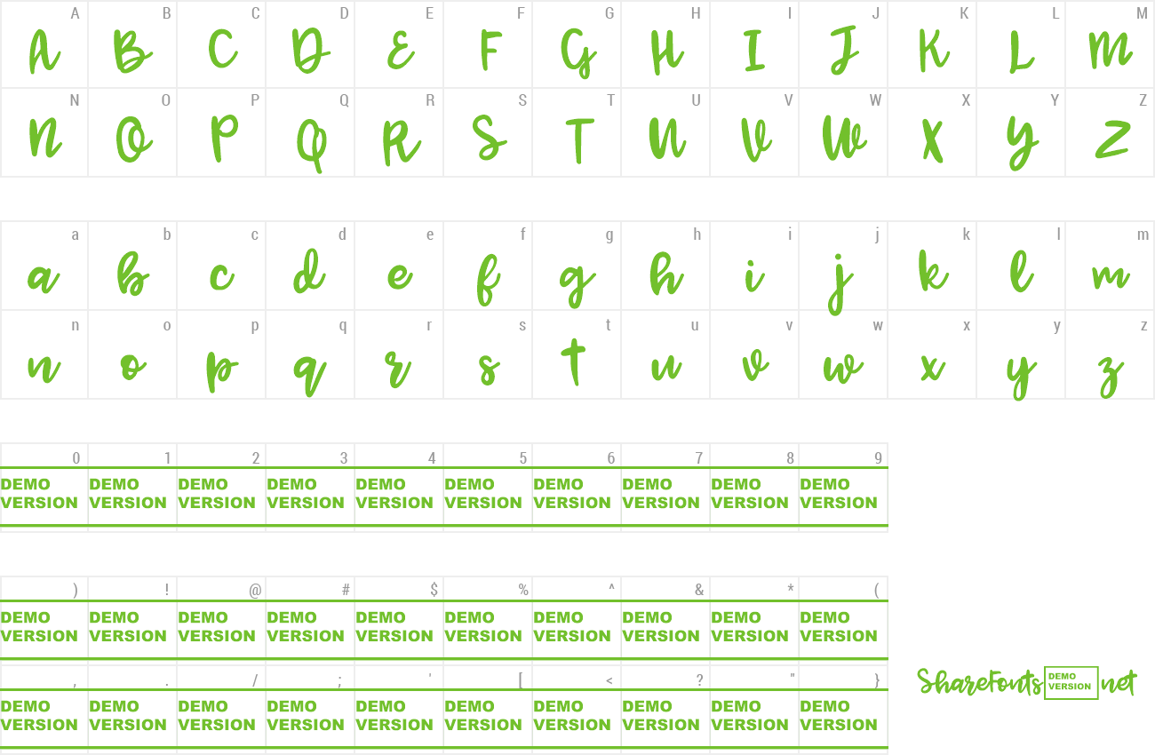 Font Jenthill preview